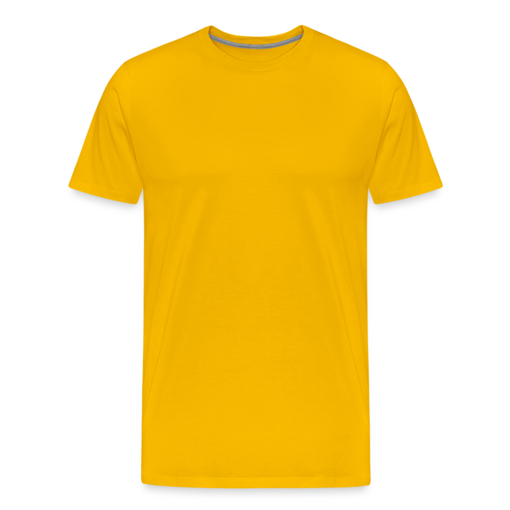 THE REAL ALIEN O.G!! MENS PREMIUM T-SHIRT - sun yellow