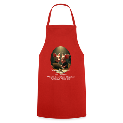 APPRECIATION - ADULT APRON - red