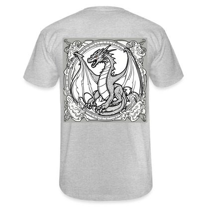 COLOUR IN YOURSELF DRAGON - MEN'S CLASSIC T-SHIRT - heather grey