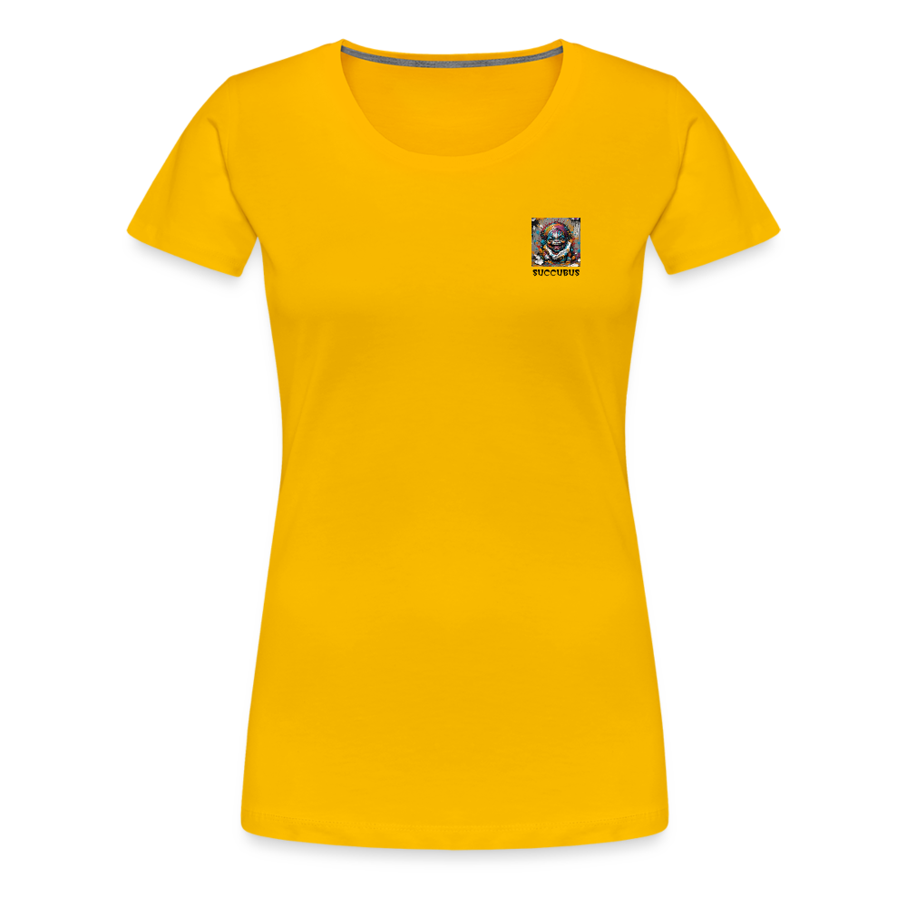 SUCCUBUS - WOMEN'S PREMIUM T-SHIRT - sun yellow