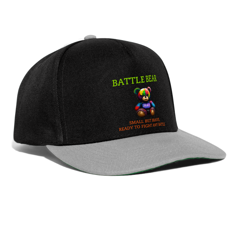 BATTLE BEAR!! SNAPBACK - black/grey