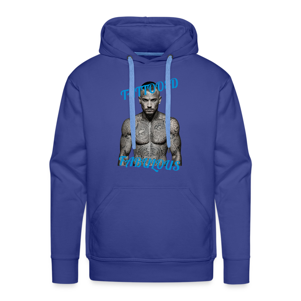 TATTOOED & FABULOUS - MEN'S HOODIE - royal blue