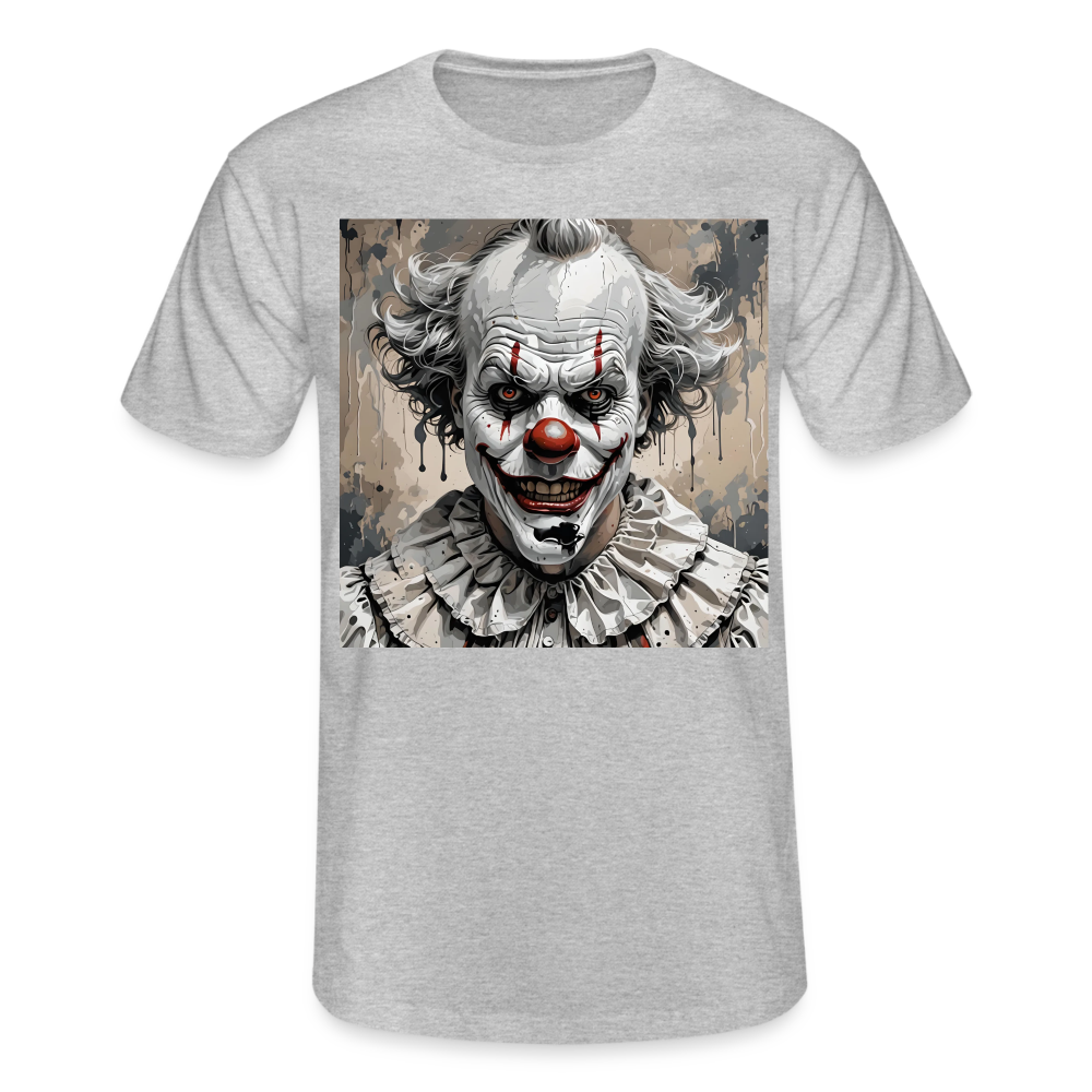 EVIL CLOWN!! MEN'S CLASSIC T-SHIRT - heather grey