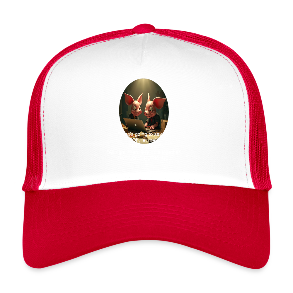 APPRECIATION - BREATHABLE HAT - white/red