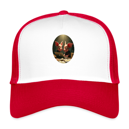 APPRECIATION - BREATHABLE HAT - white/red