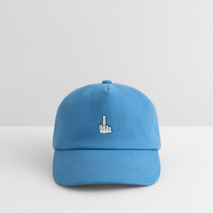 "FUCK OFF" 0 CHILLDREN'S BASEBALL CAP - peacock-blue