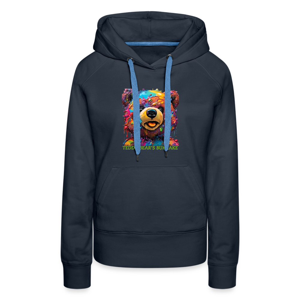 TEDDY BEAR'S BUKKAKE!! - WOMENS HOODIE - navy