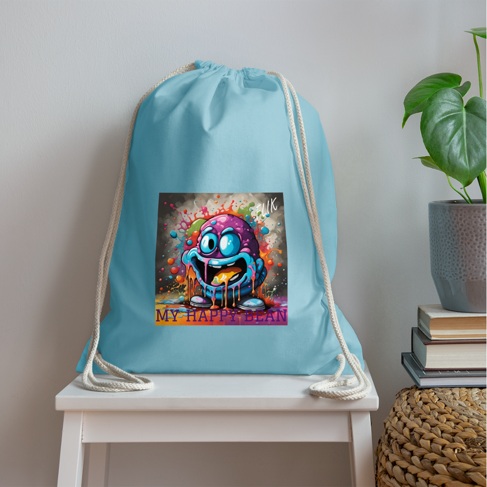 FLIK - MY HAPPY BEAN - DRAWSTRING BAG - aqua