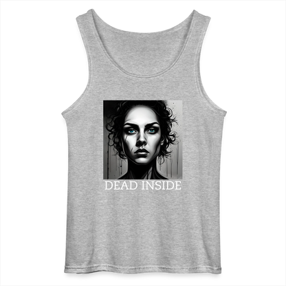 DEAD INSIDE - MEN'S TANK TOP - sports grey