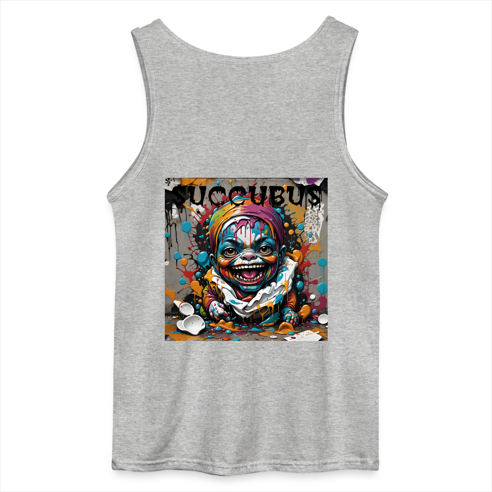 SUCCUBUS - MEN'S TANK TOP - sports grey