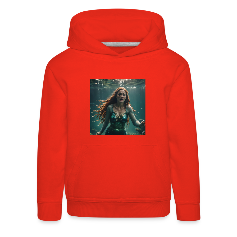 SOULESS MERMAID!! CHILDREN'S HOODIE - red