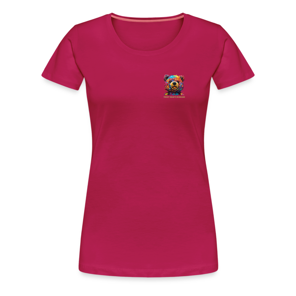 TEDDY BEAR'S BUKKAKE!! WOMENS PREMIUM T-SHIRT - dark pink