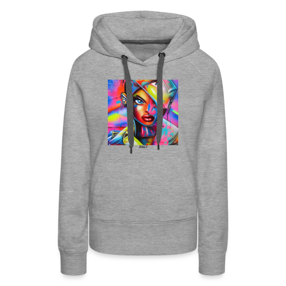 2FACED!! WOMENS HOODIE - heather grey