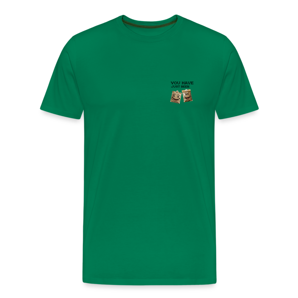 TEA BAGGED - MEN'S PREMIUM T-SHIRT - kelly green