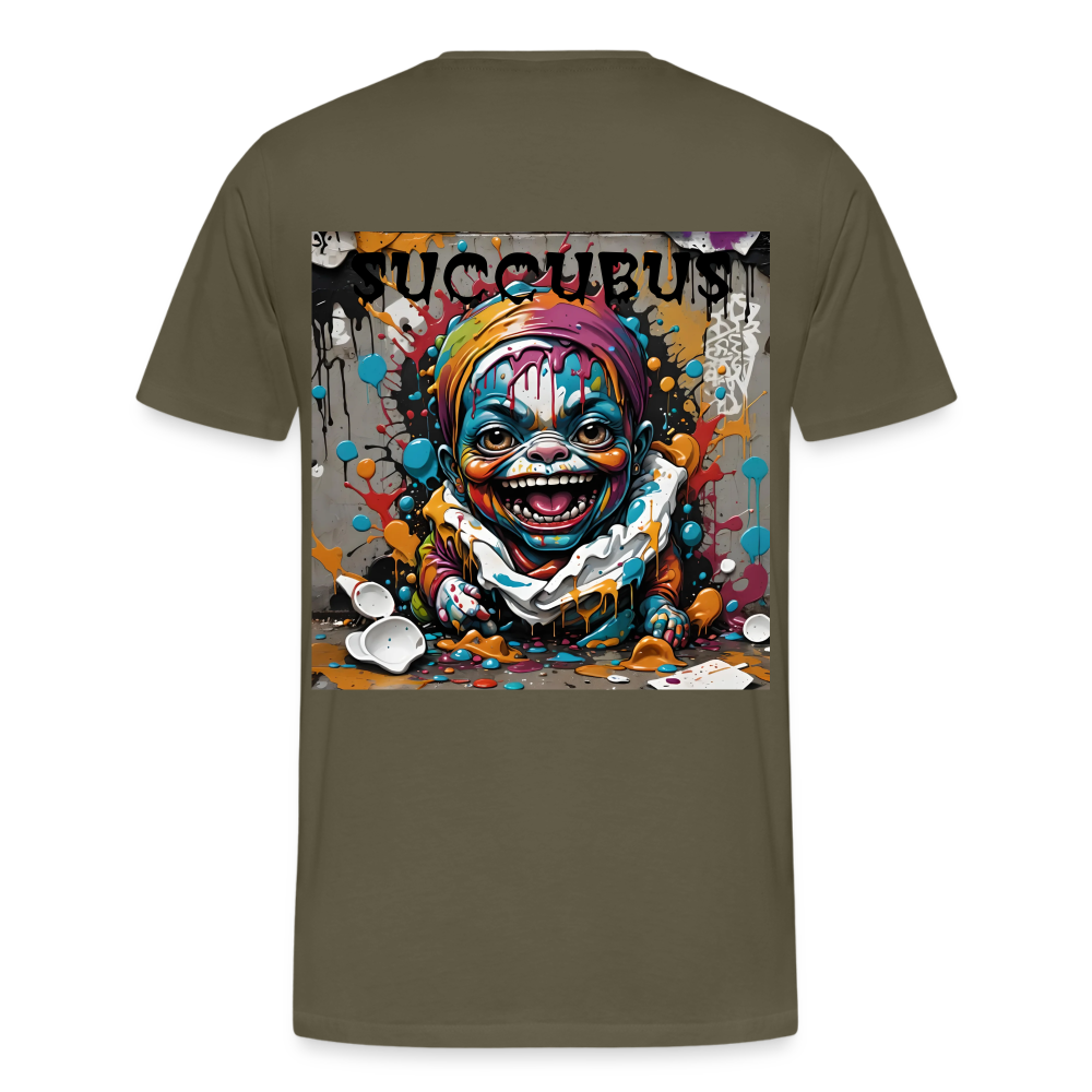 SUCCUBUS - MEN'S PREMIUM T-SHIRT - khaki