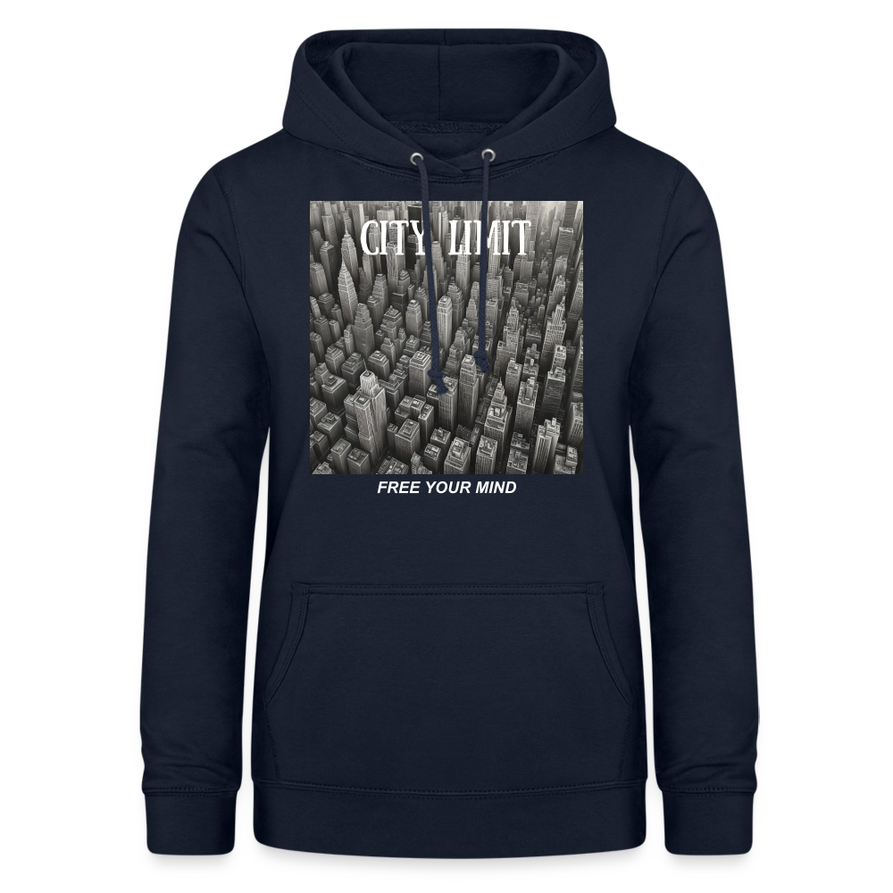 CITY LIMIT - WOMEN'S HOODIE - navy