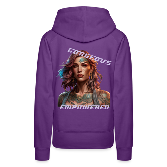 GORGEOUS & EMPOWERED - WOMEN'S HOODIE - purple