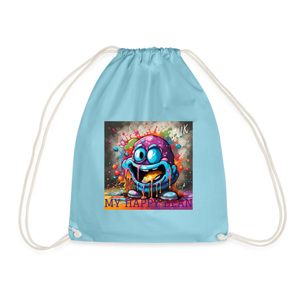 FLIK - MY HAPPY BEAN - DRAWSTRING BAG - aqua