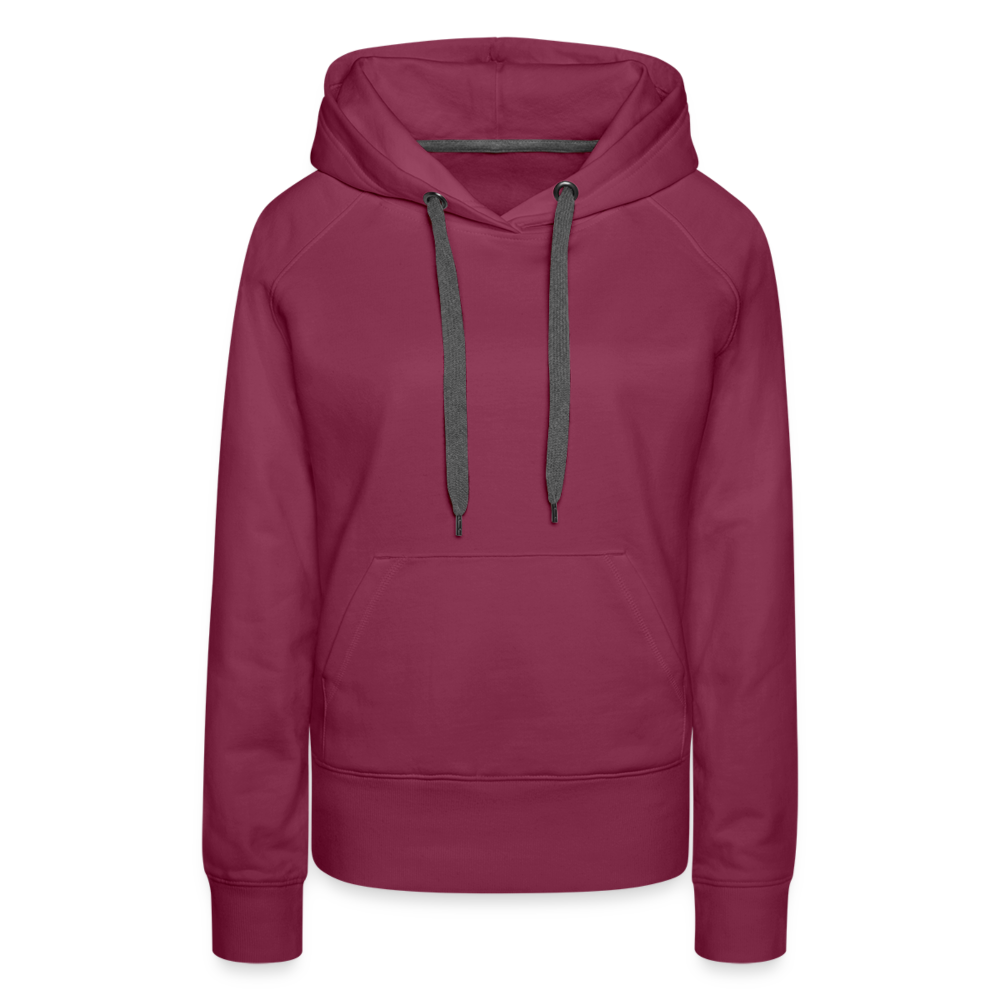 I'M OLD SKOOL MOTHERF'KER!! WOMEN'S HOODIE - bordeaux