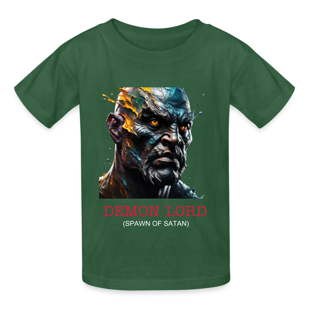 DEMON LORD! KIDS T-SHIRT - bottle green