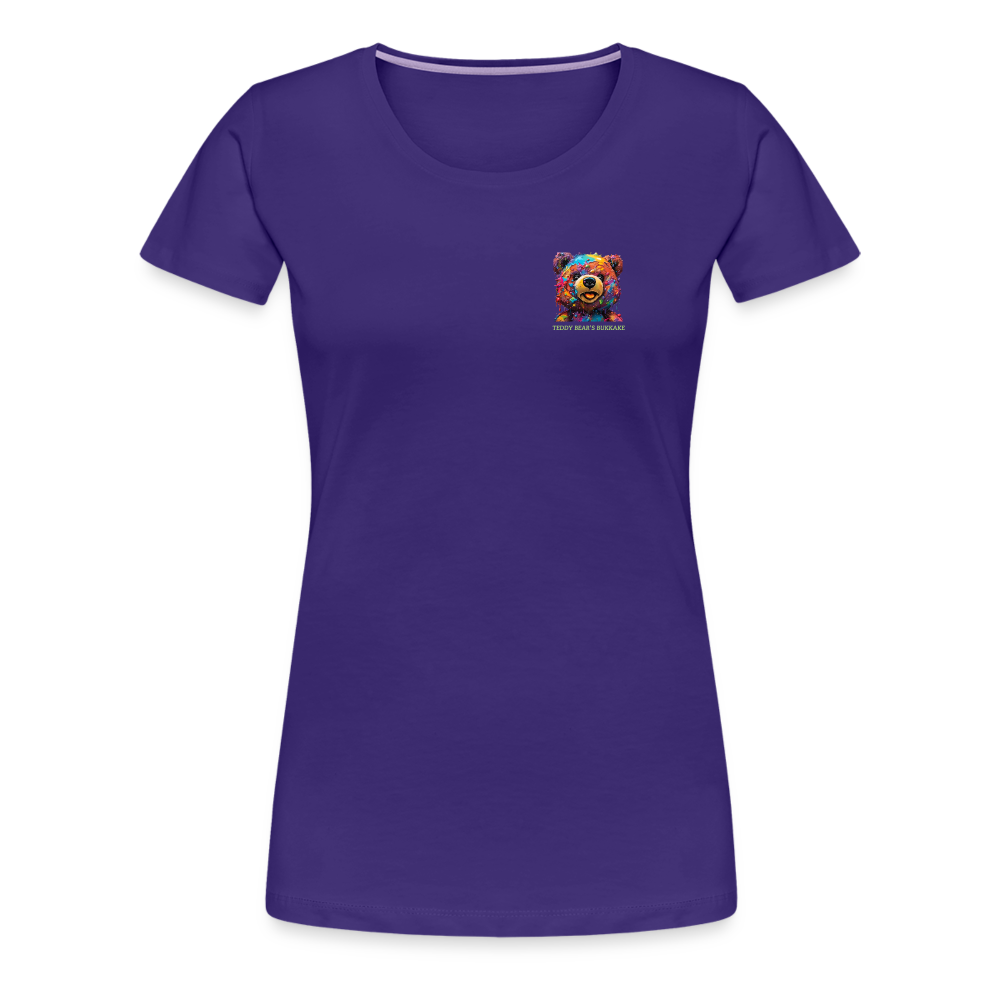 TEDDY BEAR'S BUKKAKE!! WOMENS PREMIUM T-SHIRT - purple