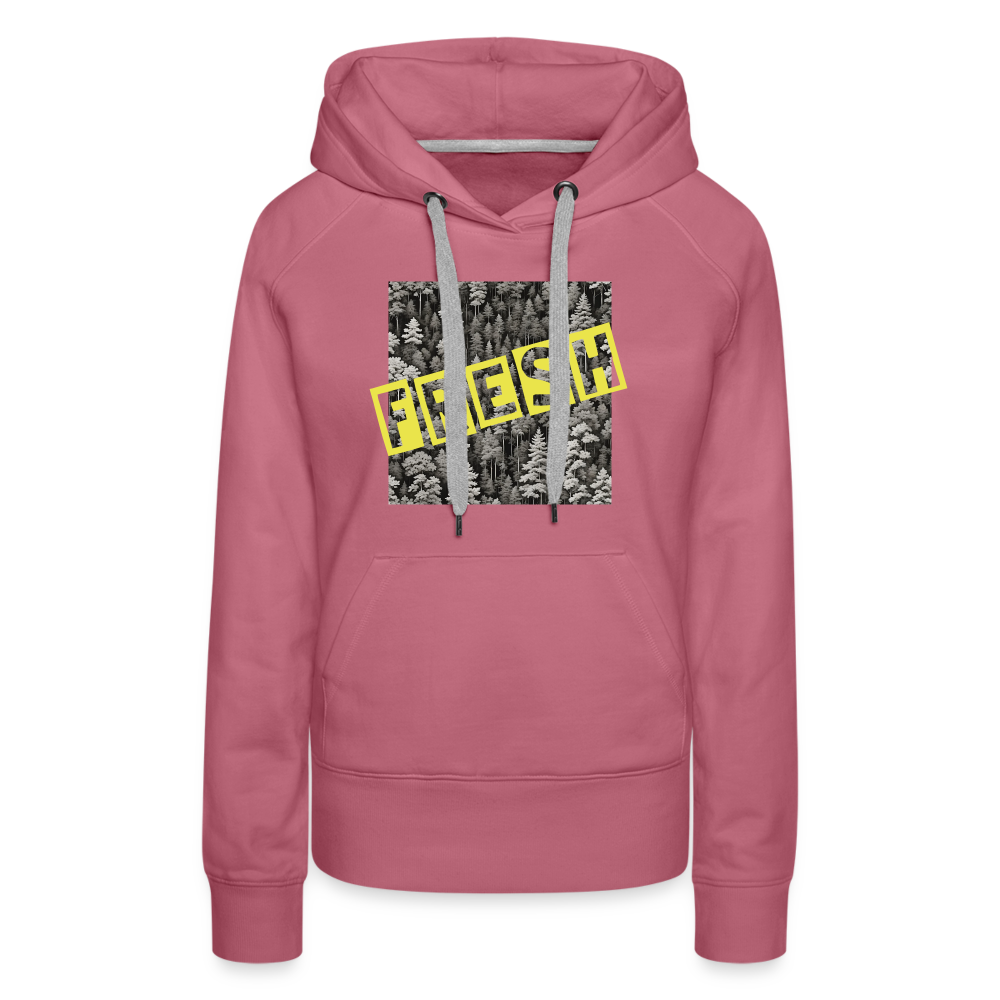 FRESH - WOMEN'S HOODIE - mauve