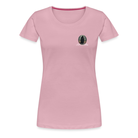 LONELY GRIM REAPER - WOMEN'S PREMIUM T-SHIRT - rose shadow