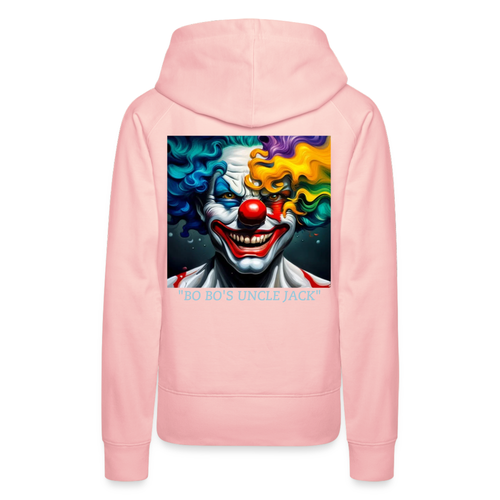 BO BO'S UNCLE JACK!! WOMEN'S HOODIE - crystal pink