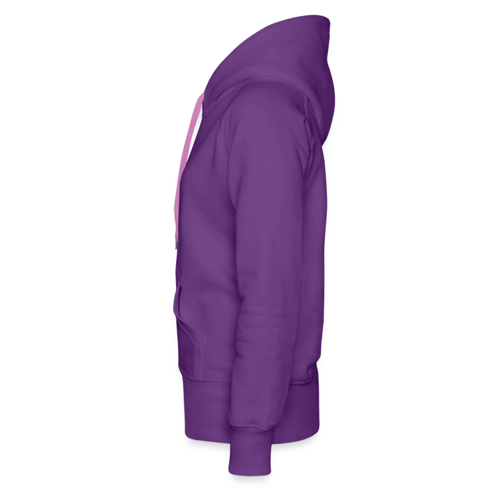 UNMEDICATED AND ON THE LOOSE!! WOMEN'S HOODIE - purple