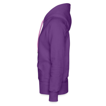 UNMEDICATED AND ON THE LOOSE!! WOMEN'S HOODIE - purple