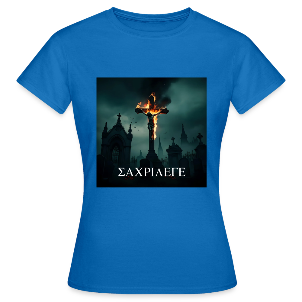 SACRILEGE - WOMEN'S CLASSIC T-SHIRT - royal blue