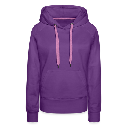 I'M OLD SKOOL MOTHERF'KER!! WOMEN'S HOODIE - purple