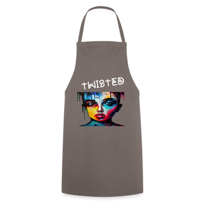 TWISTED - ADULT APRON - grey