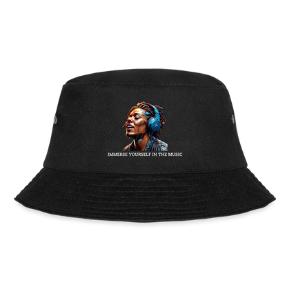 IMMERSE YOUR SELF - BUCKET HAT - black