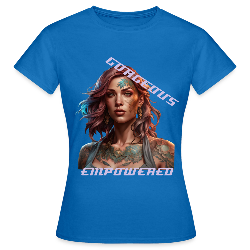 GORGEOUS & EMPOWERED - WOMEN'S CLASSIC T-SHIRT - royal blue