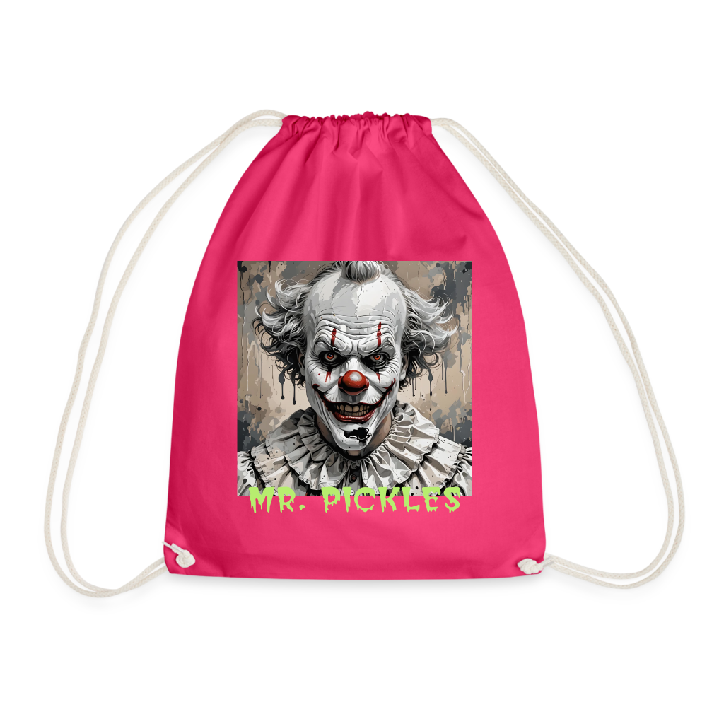 MR. PICKLES - DRAWSTRING BAG - fuchsia