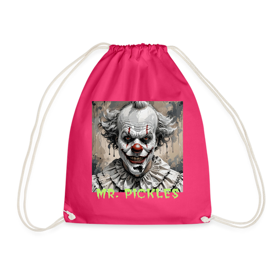 MR. PICKLES - DRAWSTRING BAG - fuchsia