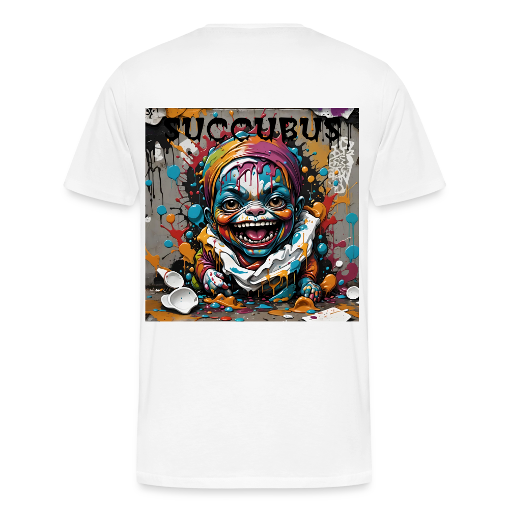 SUCCUBUS - MEN'S PREMIUM T-SHIRT - white