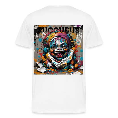 SUCCUBUS - MEN'S PREMIUM T-SHIRT - white