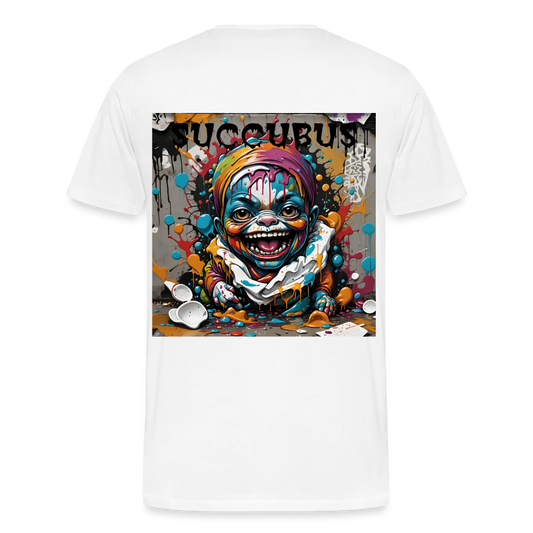 SUCCUBUS - MEN'S PREMIUM T-SHIRT - white