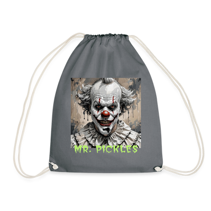 MR. PICKLES - DRAWSTRING BAG - grey