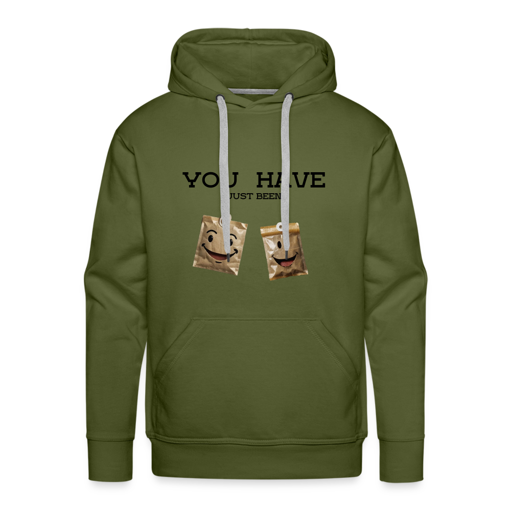 TEA BAGGED - MEN'S PREMIUM HOODIE - olive green