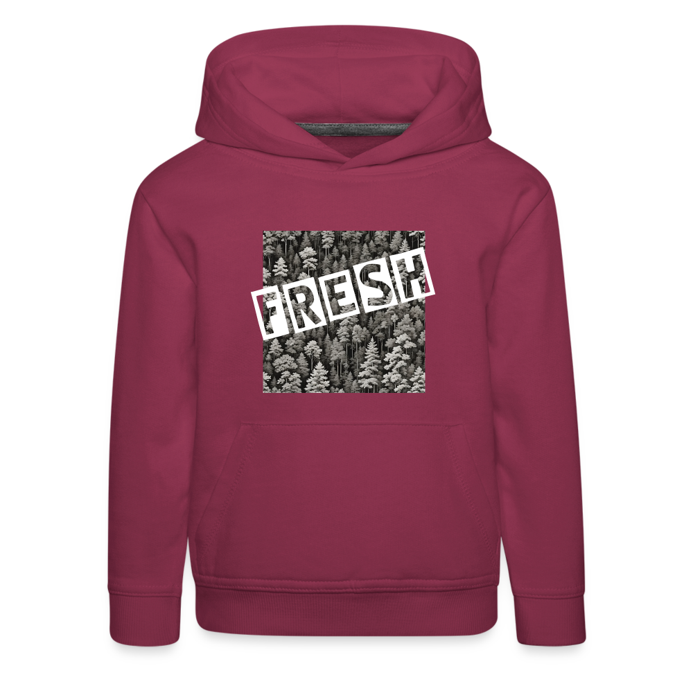 FRESH - CHILDREN'S HOODIE - bordeaux