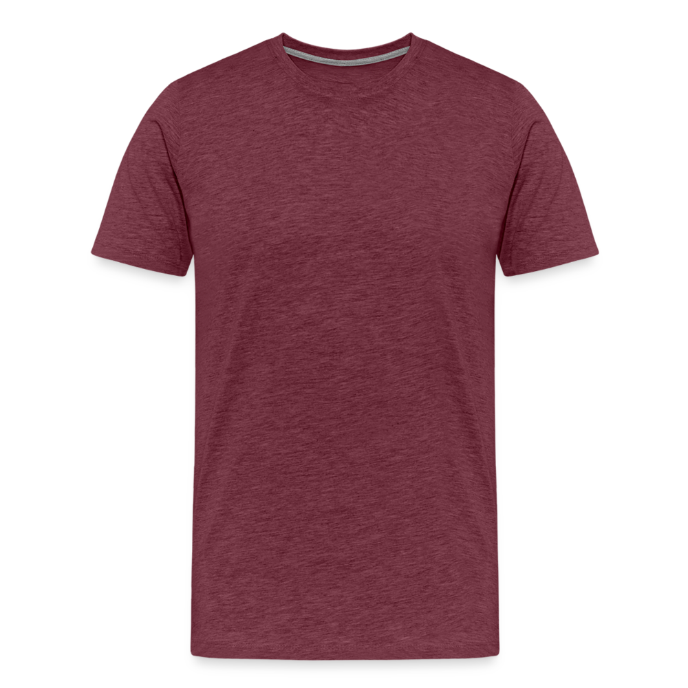 BUZZIN MATE - MEN'S PREMIUM T-SHIRT - heather burgundy