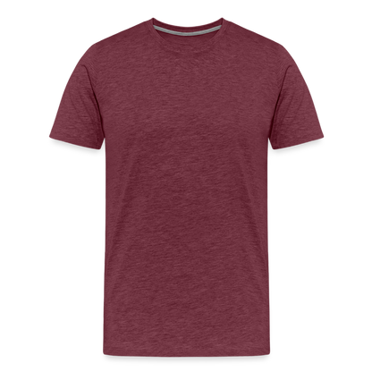 BUZZIN MATE - MEN'S PREMIUM T-SHIRT - heather burgundy