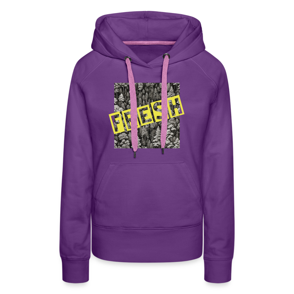 FRESH - WOMEN'S HOODIE - purple