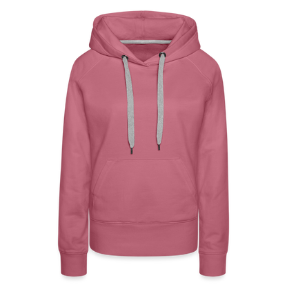 I'M OLD SKOOL MOTHERF'KER!! WOMEN'S HOODIE - mauve