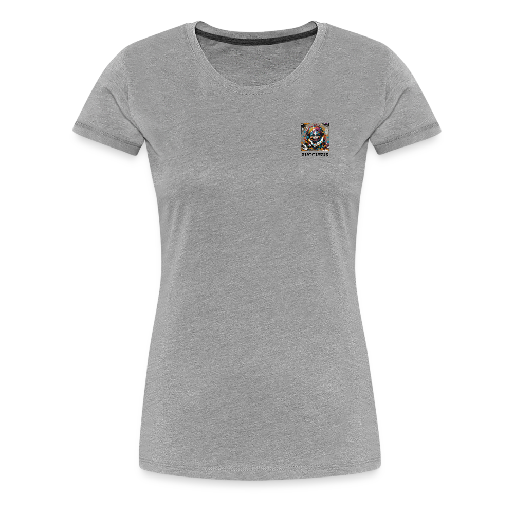 SUCCUBUS - WOMEN'S PREMIUM T-SHIRT - heather grey