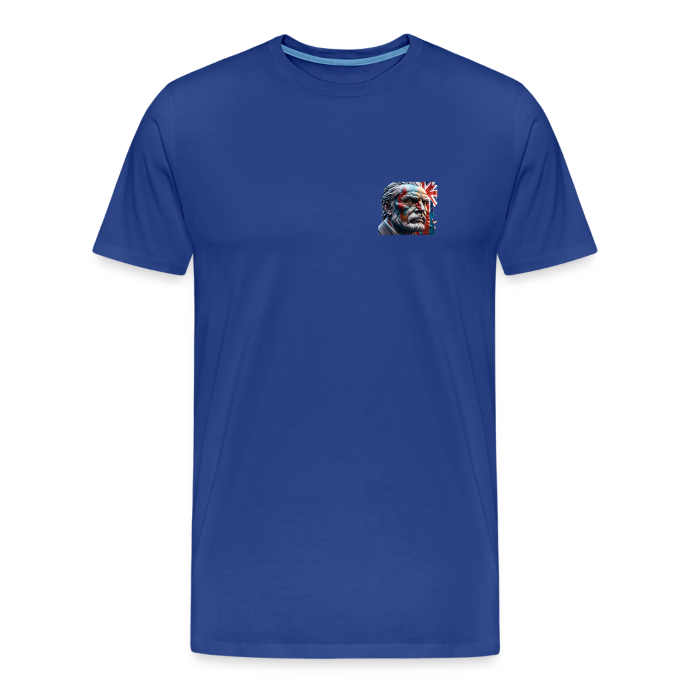 OLD MAN BRITAIN!! MEN'S PREMIUM T-SHIRT - royal blue