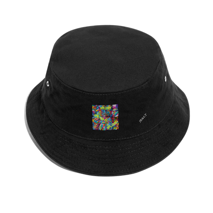 SPLISH SPLASH SPLOSH!! BUCKET HAT - black